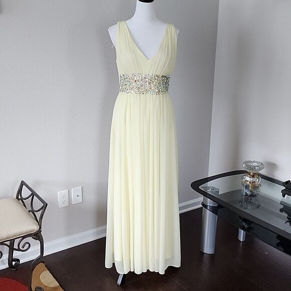 My Michelle Yellow Maxi Dress - Picture 1 of 16